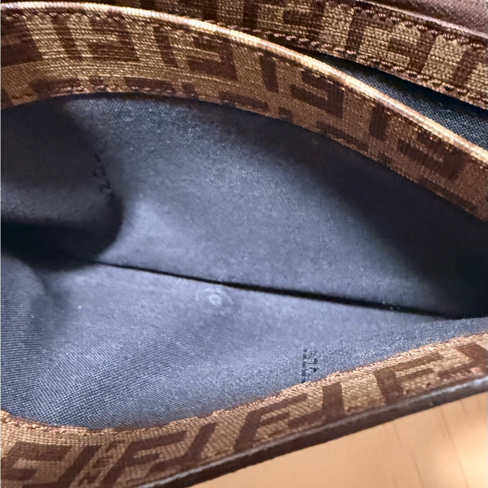 Fendi Monogram Brown Wallet with Gold Accent - Picture 10 of 15